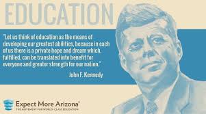 Image result for best photo president john f kennedy on education