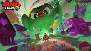 Brawl Stars' and Duolingo's Iconic Mascots Face Off in New Collaboration