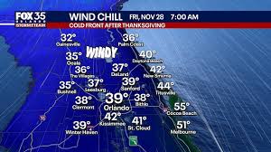 Cold Snap Expected Across Central Florida