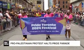 Protesters speak out after shutting down Toronto's Pride Parade