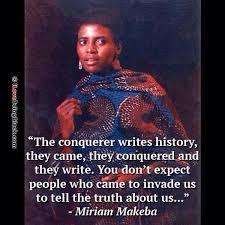 Miriam Makeba Quotes Conquer. QuotesGram via Relatably.com