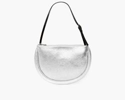 JW Anderson Bumper Crescent Moon Metallic Leather Crossbody Bag