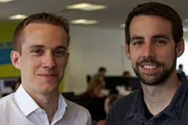 SwiftKey CEO Jon Reynolds und CTO Ben Medlock wollen die App ...