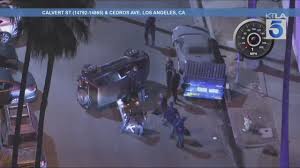 Van Nuys Police Chase Ends in Crash