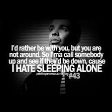 Sleeping Alone Quotes QUOTEZON via Relatably.com