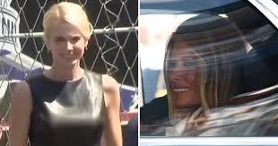 Natalie Harp Lurks as Melania Makes Rare Public Appearance At DC Prix