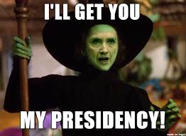 Image result for Hillary as a witch meme