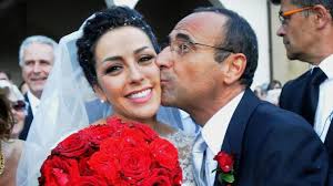 Ascoli, 18 giugno 2012 - Carlo Conti e la sua “neo” signora Francesca Vaccaro hanno indossato scarpe Loriblu per il loro matrimonio. - 1317599-conti