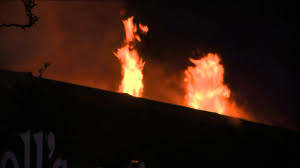 Fire crews work to extinguish blaze at Haskell's in Excelsior