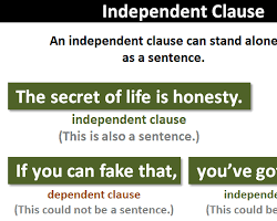 independent clause