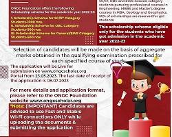 Image of Scholarship for OBC category candidates