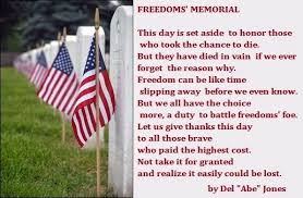 Memorial Day Poems And Quotes. QuotesGram via Relatably.com