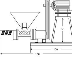 Gambar Screw press briquette machine