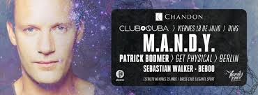 mandy mar de plata. Hora: 23.30 hs. Line Up: M.A.N.D.Y (Patrick Bodmer); Sebastian Walker; Beboo. Dirección; Escollera Norte, Playa Grande, ... - mandy-mar-de-plata