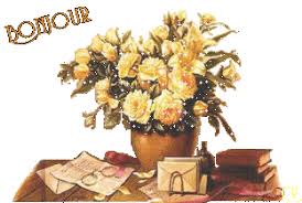 Résultat de recherche d'images pour "gif bonjour fleurs"