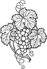 Image result for stained glass grapevine coloring page