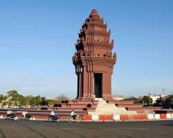 Image of Independence Monument in Phnom Penh, a symbol of the nation's hardwon freedom