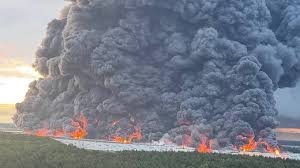 Largest Wildberries warehouse in Moscow Oblast on fire after drone attack