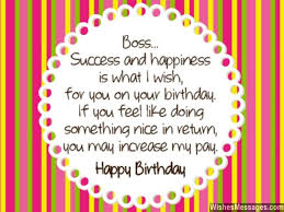 Birthday Wishes for Boss: Quotes and Messages – WishesMessages.com via Relatably.com