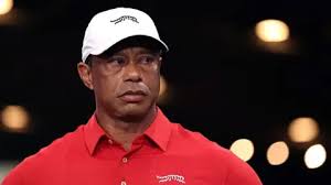 Tiger Woods at a golf event following his Florida crash and DUI case