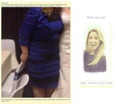 Image result for blue and black dress