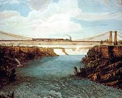 Image of Niagara Falls Suspension Bridge John A. Roebling pictures