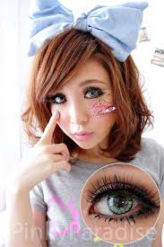 Princess Pinky Twilight Green Circle Lenses (Colored Contacts) - twilight%2520green