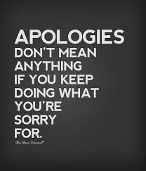 Meaningless apologies | Click, Clack, Moo | Pinterest via Relatably.com