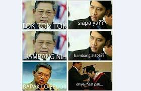 Hasil gambar untuk meme sby