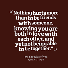 Quotes from Soo Jie: Nothing hurts more than to be friends with ... via Relatably.com