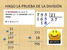 Resultado de imagen de la división con dos cifras en el divisor