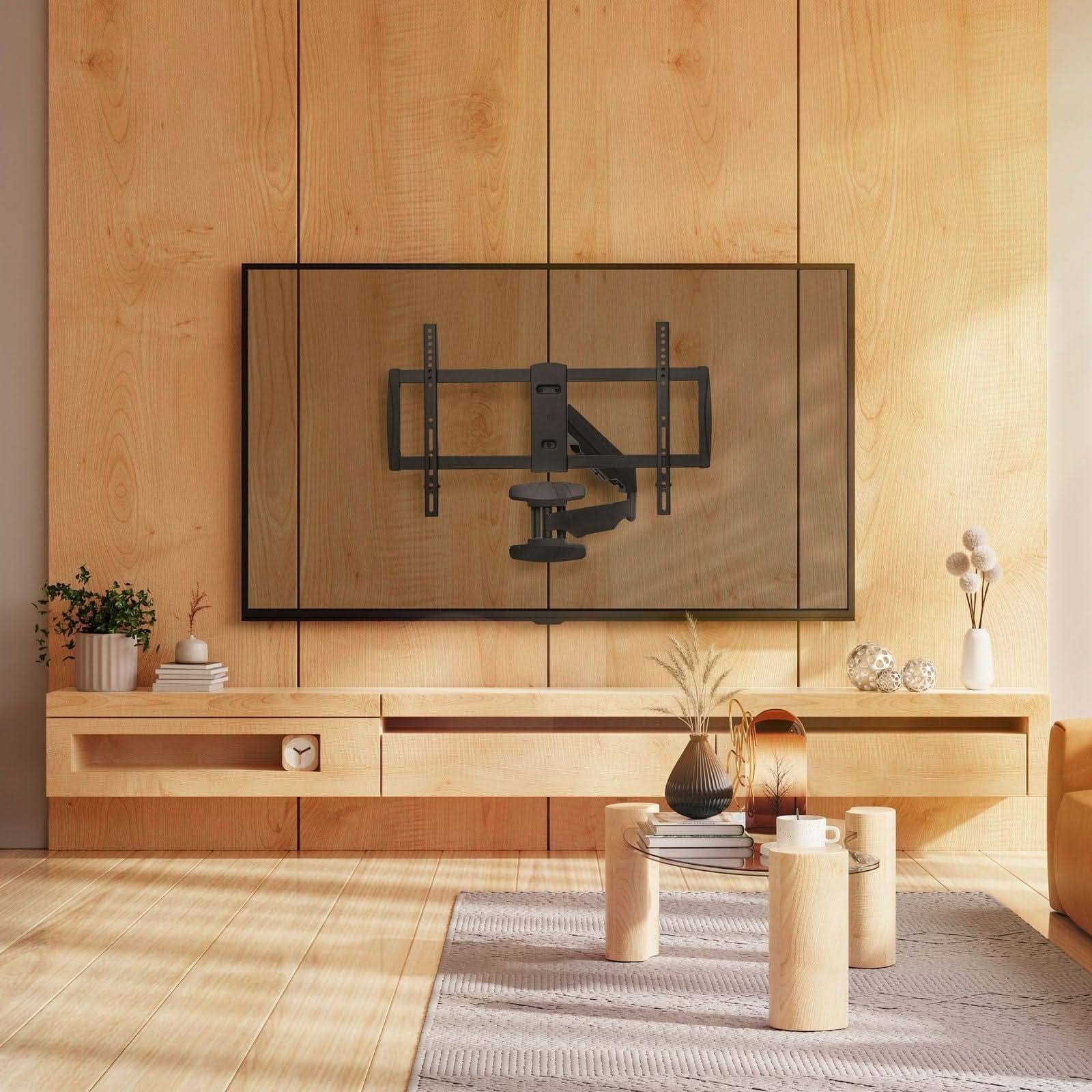 Full Motion TV Wall Mount with Gas Spring Arm Mount-it