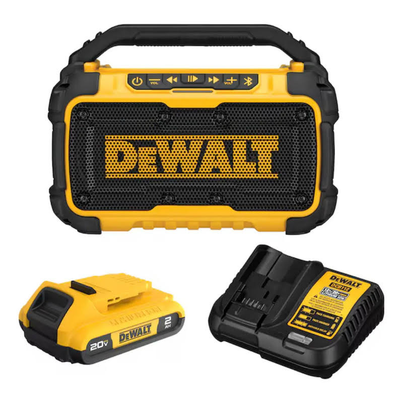 Dewalt Portable Bluetooth Speaker in Yellow