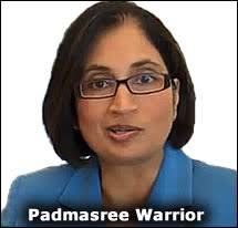 Brilliant appointment of Padmasree Warrior as Cisco&#39;s new chief strategy officer - Brad Reese - padmasree-warrior-4