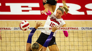 Nebraska and Illinois Volleyball Clash
