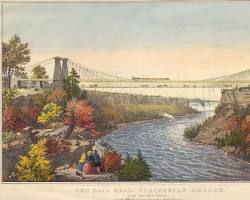 Image of Niagara Falls Suspension Bridge John A. Roebling pictures