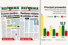 Suspende México petróleo a Cuba
