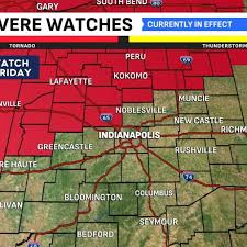 Tornado Watches Issued for Central and Northern Indiana