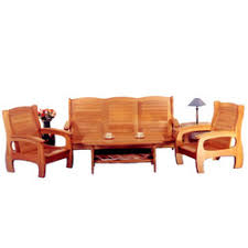 Image result for WOODEN SOFA SET