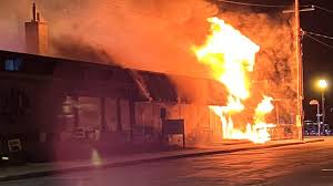 Firefighters battle overnight blaze at Haskell's Port of Excelsior on Lake Minnetonka