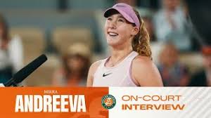 On-court interview: Andreeva SF