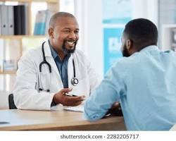 Hình ảnh về man consulting with a doctor