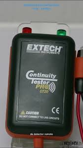 Probador de continuidad modelo CT20 marca EXTECH - YouTube