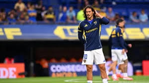 Muestra de confianza: Edinson Cavani, titular y capitán en Boca ante Racing