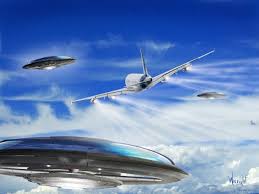 UFO Encounter by Bill Wright Wall Art