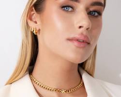 Image of Choker Gold Necklace