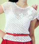 Blusas tejidas a crochet con patrones 