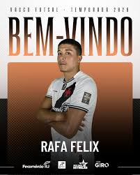 Futsal: Vasco anuncia a contratação do fixo Rafa Felix