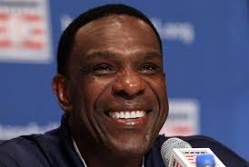 2010 Baseball Hall of Fame inductee Andre Dawson speaks to the media during induction weekend at Cooperstown Central School on July 24, ... - Andre%2BDawson%2B2010%2BBaseball%2BHall%2BFame%2BPreview%2BD1gILoB8F37l