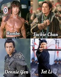 Best Legend Sylvester Stallone with Jackie Chan and Donnie ...